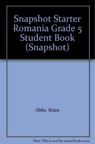 Cover of Snapshot Starter Romania Grade 5 Student Book