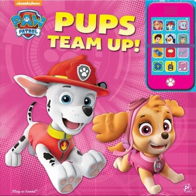 Cover of Nickelodeon PAW Patrol - Pups Team Up! Toy Phone and Book Combo Sound Book - PI Kids