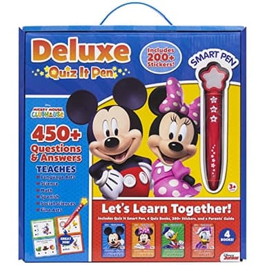 Cover of Disney Mickey Mouse Clubhouse : Quiz it Pen : Let's Learn Together! : Includes 200+ Stickers!