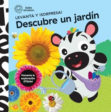 Cover of Lift and Pop Spanish Baby Einstein Discover a Garden