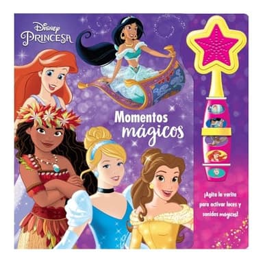 Cover of Starlight Magic Wand Mini Deluxe Book Spanish Disney Princess