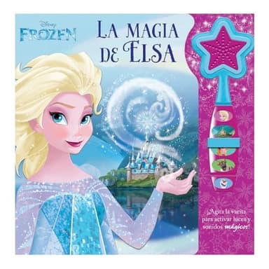 Cover of Starlight Magic Wand Mini Deluxe Book Spanish Disney Frozen