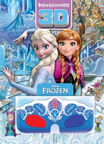 Cover of 3D Look and Find Spanish Disney Frozen