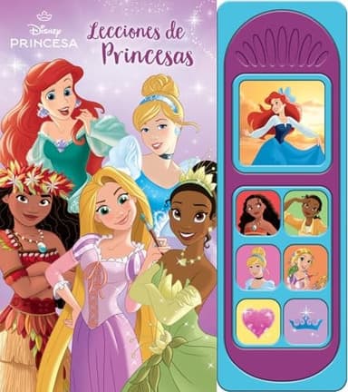 Cover of Little Sound Book Spanish Disney Princess Multi New