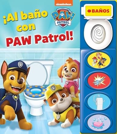 Cover of Little Potty Sound Book Spanish PAW Patrol