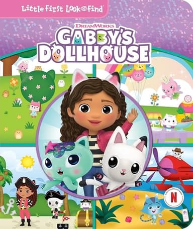 Cover of Little First Look and Find Gabby's Dollhouse