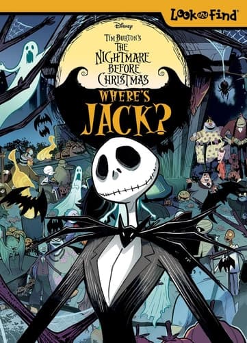 Cover of Disney Tim Burton's the Nightmare Before Christmas Look and Find