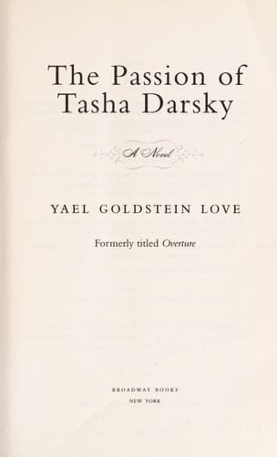 Cover of The Passion of Tasha Darsky