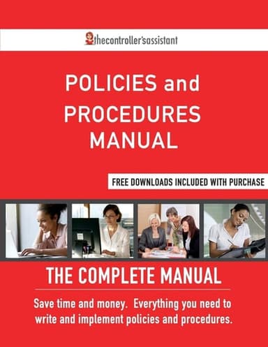 Cover of Policies and Procedures Manual