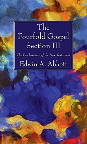 Cover of Fourfold Gospel; Section III