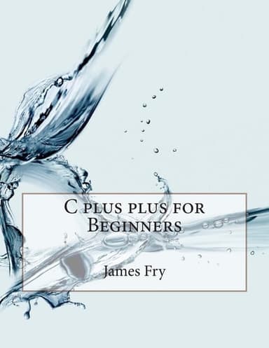 Cover of C Plus Plus for Beginners
