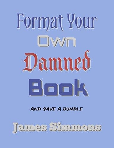 Cover of Format Your Own Damned Book