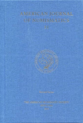Cover of American Journal of Numismatics 31 (2019)
