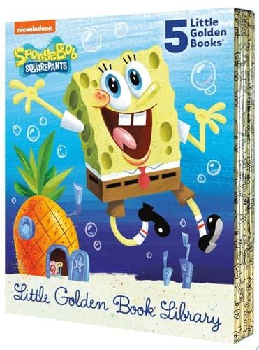 Cover of SpongeBob SquarePants Little Golden Book Library