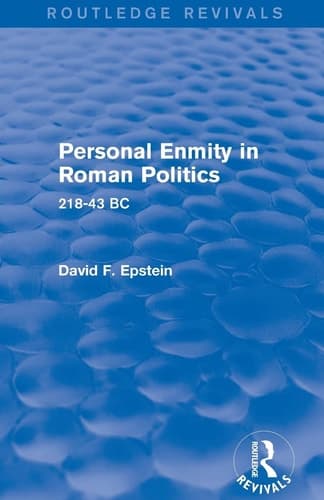 Cover of Personal Enmity in Roman Politics