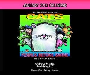 Cover of Pearls Before Swine Single-Month Daily Calendar for January 2013