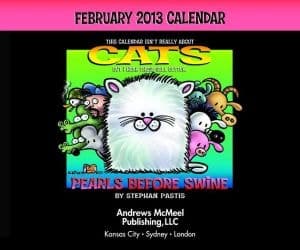 Cover of Pearls Before Swine Single-Month Daily Calendar for February 2013