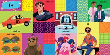 Cover of First 100 Words from the 80s (Highchair U)