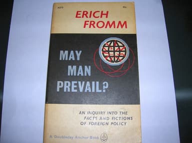 Cover of May Man Prevail? An Inquiry Into The Fcats And Fictions Of Foreign Policy