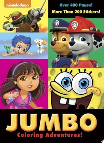 Cover of Jumbo Coloring Adventures! (Nickelodeon)