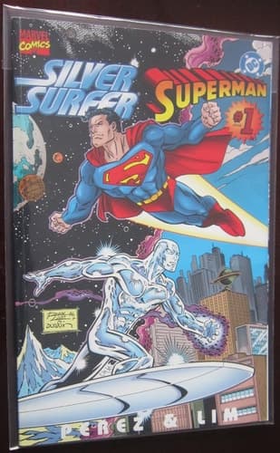 Cover of Silver Surfer Superman Graphic Novel # 1