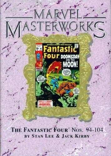 Cover of Marvel Masterworks Vol 62 Gold Variant edtion (Fantastic Four Vol 10) FF #94-104