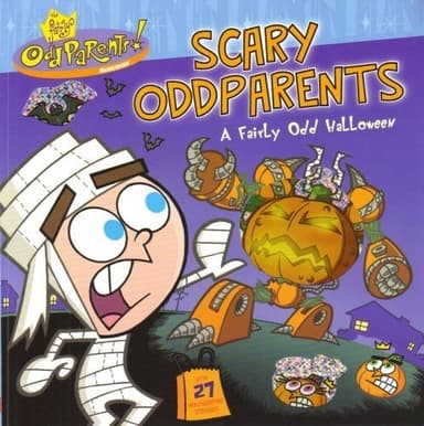 Cover of Scary Oddparents - A Fairly Odd Halloween with 27 Holographic stickers
