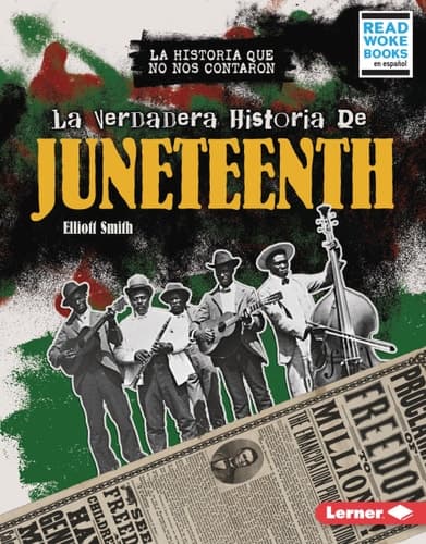 Cover of Verdadera Historia de Juneteenth (the Real History of Juneteenth)