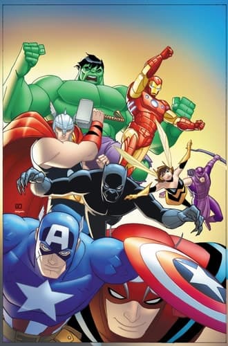 Cover of The Avengers, Earth's mightiest heroes