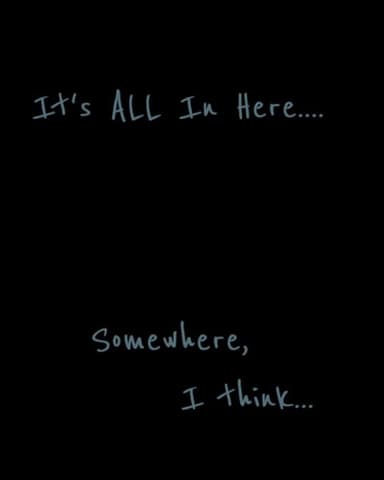Cover of It's All in Here... Somewhere, I Think