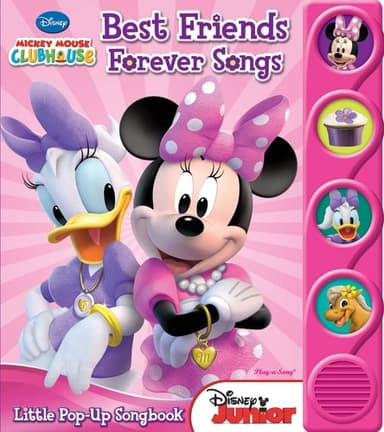 Cover of Minnie Mouse Best Friends Forever Little Pop-Up Songbook