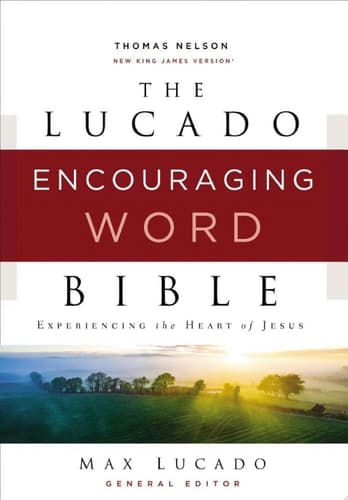 Cover of NKJV, Lucado Encouraging Word Bible