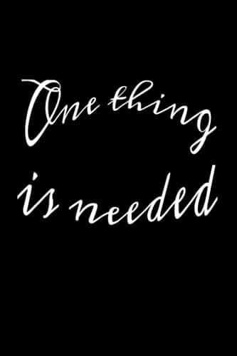Cover of One Thing Is Needed