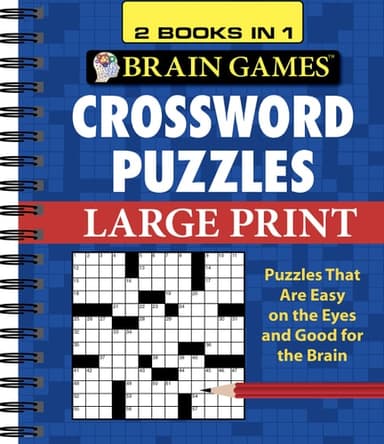 Cover of Brain Games Crossword Puzzles