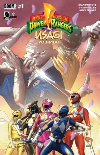Cover of Mighty Morphin Power Rangers / Usagi Yojimbo #1