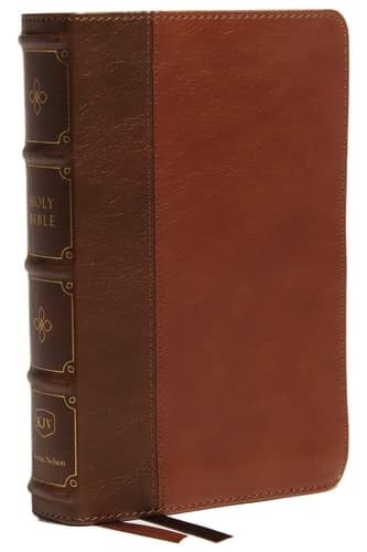 Cover of KJV, Compact Bible, Maclaren Series, Leathersoft, Brown, Comfort Print