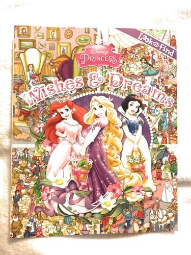 Cover of DISNEY PRINCESS wishes and dreams look and find