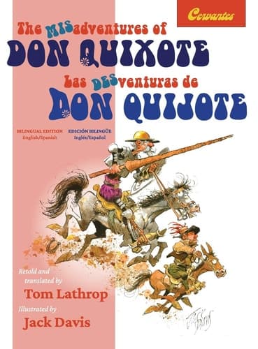 Cover of Misadventures of Don Quixote Bilingual Edition