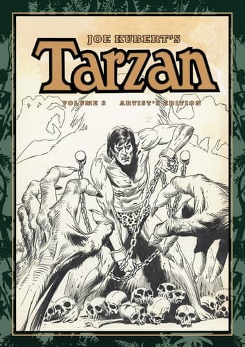 Cover of Joe Kubert's Tarzan and the Lion Man