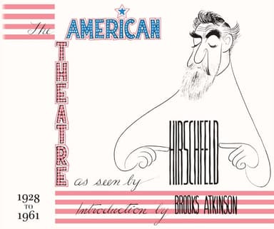Cover of The American theatre as seen by Hirschfeld