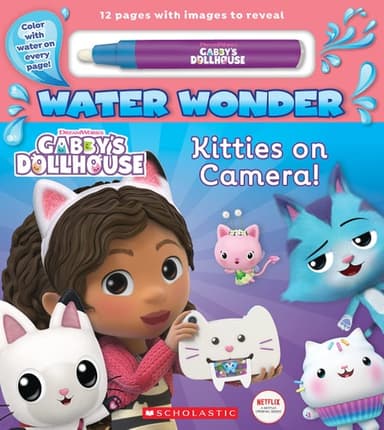 Cover of Gabby's Dollhouse Water Wonder (a Gabby's Dollhouse Water Wonder Storybook)