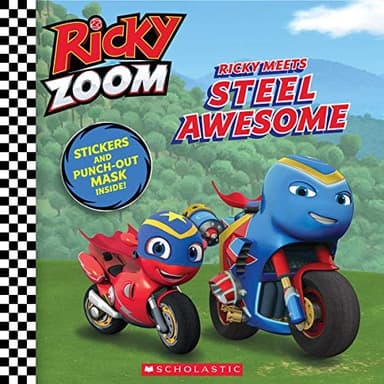 Cover of Ricky Meets Steel Awesome (Ricky Zoom 8x8 #3)