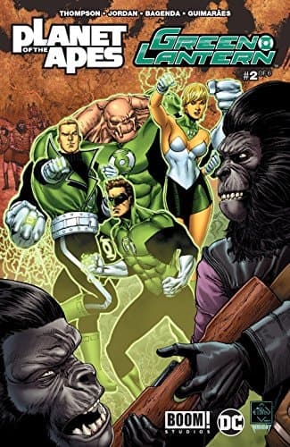 Cover of Planet of the Apes/Green Lantern #2