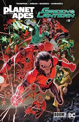 Cover of Planet of the Apes/Green Lantern #5