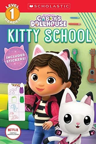 Cover of Kitty School (Gabby's Dollhouse: Scholastic Reader, Level 1) (Media Tie-In)