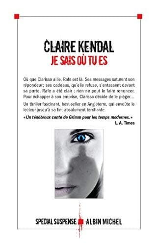 Cover of Je sais où tu es (A.M. SP.SUSPEN)