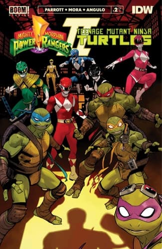 Cover of Mighty Morphin Power Rangers/ Teenage Mutant Ninja Turtles II #2