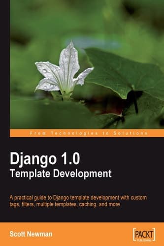 Cover of Django 1.0 Template Development