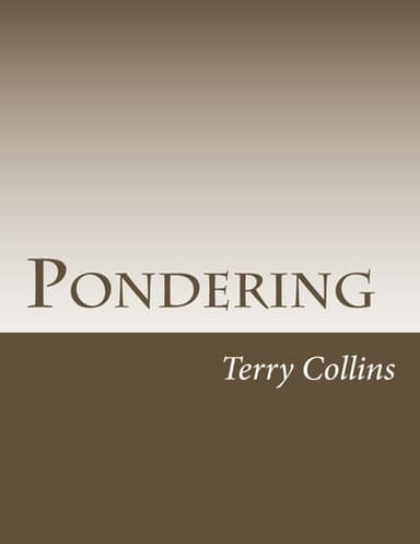 Cover of Pondering