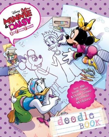 Cover of Minnie and Daisy Best Friends Forever Doodle Book
